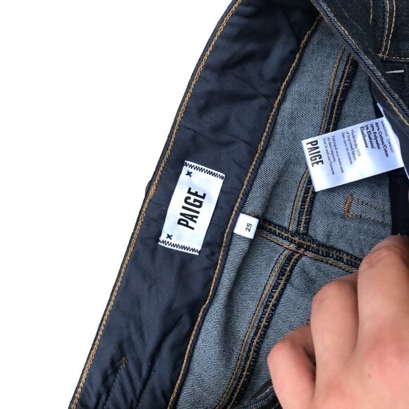 Brand New 265$ RETAIL Paige Hidden Hills Bootcut Jeans Size 25 - Picture 3 of 7